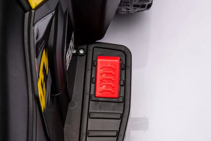 Vaikiškas akumuliatorinis keturratis LEAN CARS GTS1155, geltonas