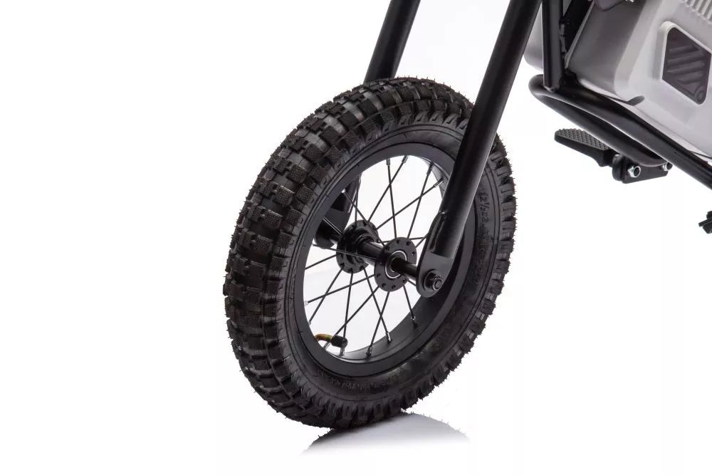 Vaikiškas akumuliatorinis kroso motociklas A9901, chaki spalvos