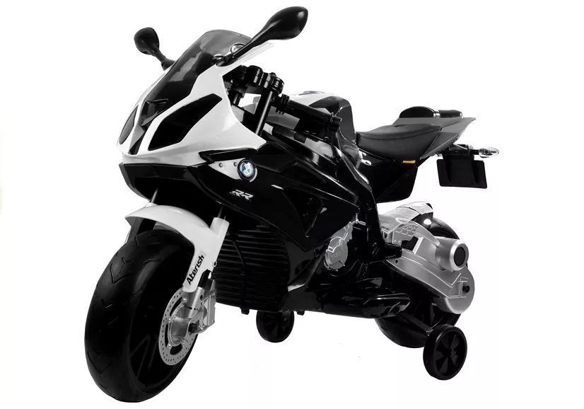 Vaikiškas akumuliatorinis motociklas BMW S1000RR - Juodas