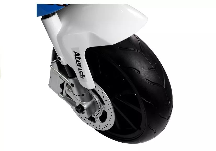 Vaikiškas akumuliatorinis motociklas BMW S1000RR - Mėlynas