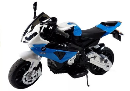 Vaikiškas akumuliatorinis motociklas BMW S1000RR - Mėlynas