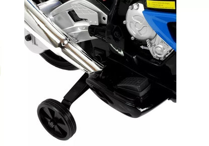 Vaikiškas akumuliatorinis motociklas BMW S1000RR - Mėlynas