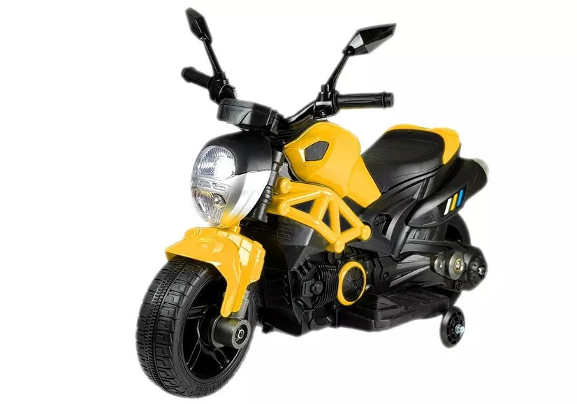 Vaikiškas akumuliatorinis motociklas GTM1188 Geltonas