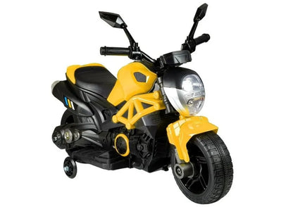 Vaikiškas akumuliatorinis motociklas GTM1188 Geltonas
