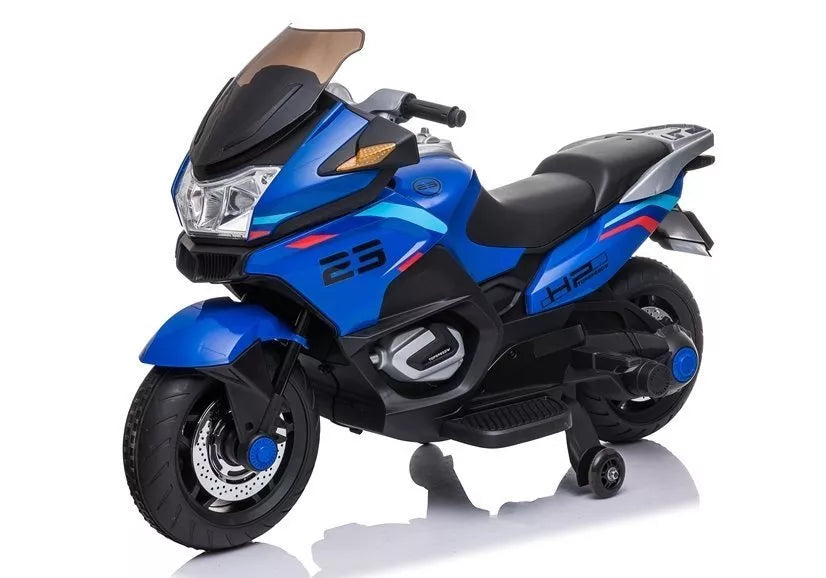 Vaikiškas akumuliatorinis motociklas XMX609 mėlynas