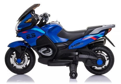 Vaikiškas akumuliatorinis motociklas XMX609 mėlynas