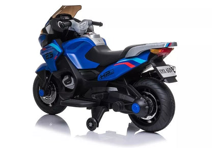 Vaikiškas akumuliatorinis motociklas XMX609 mėlynas