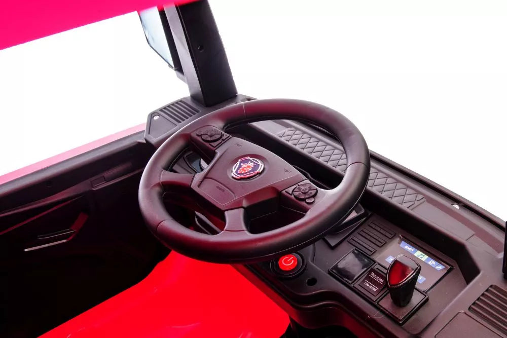 Vaikiškas akumuliatorinis sunkvežimis Scania 500R HL698 4x4, rožinis
