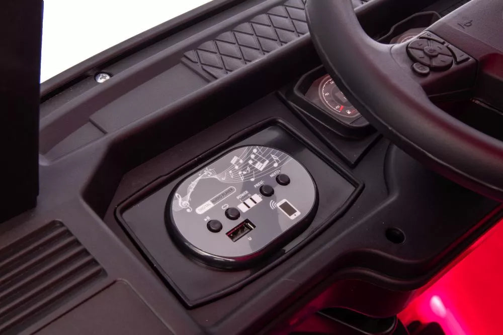 Vaikiškas akumuliatorinis sunkvežimis Scania 500R HL698 4x4, rožinis