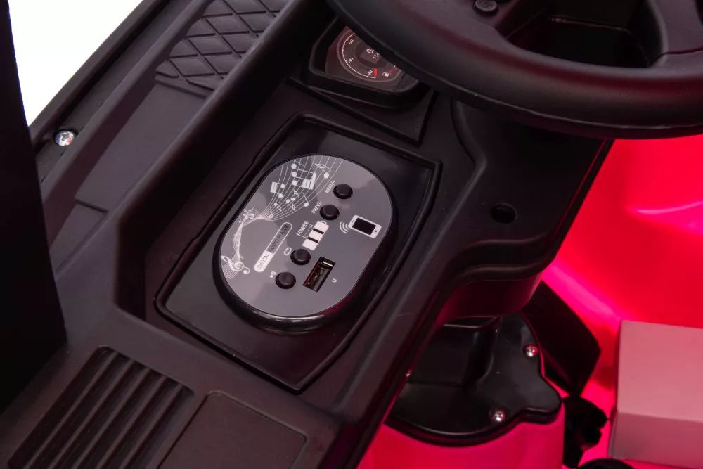 Vaikiškas akumuliatorinis sunkvežimis Scania 500R HL698 4x4, rožinis