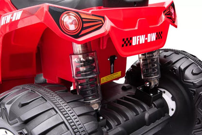 Vaikiškas elektrinis keturratis Madman JS009 raudonos spalvos