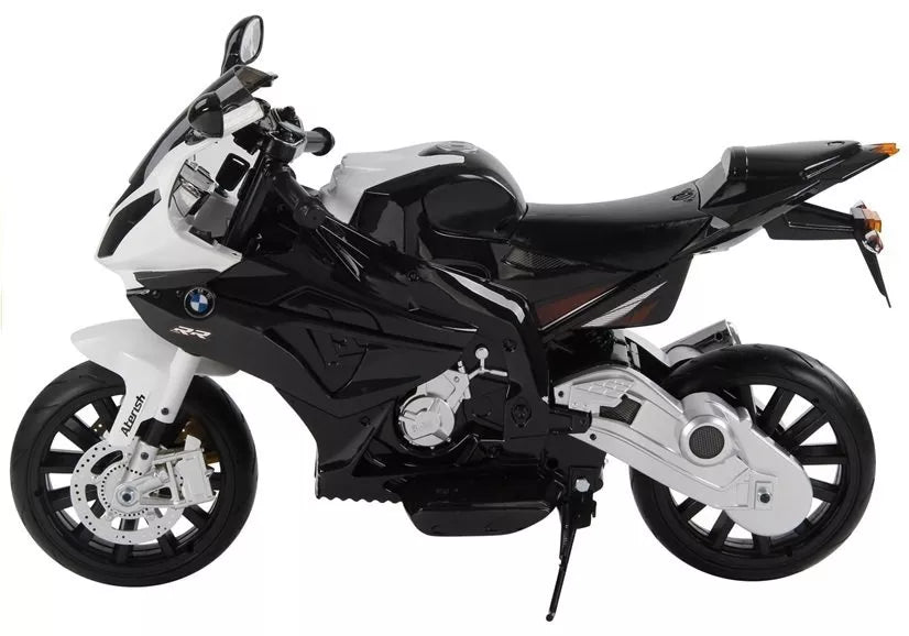 Vaikiškas elektrinis motociklas BMW S1000RR - sidabrinis