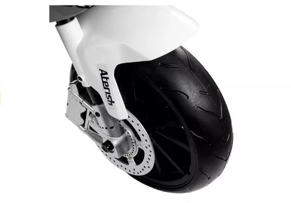 Vaikiškas elektrinis motociklas BMW S1000RR - sidabrinis