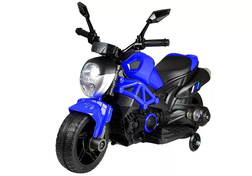 Vaikiškas elektrinis motociklas GTM1188, mėlynas