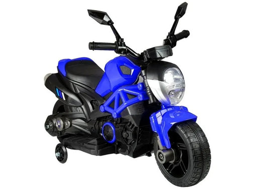 Vaikiškas elektrinis motociklas GTM1188, mėlynas