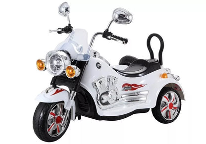 Vaikiškas elektrinis motociklas LEAN CARS SX138, baltas