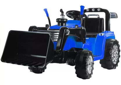 Vaikiškas elektrinis traktorius ZP1005 mėlynas