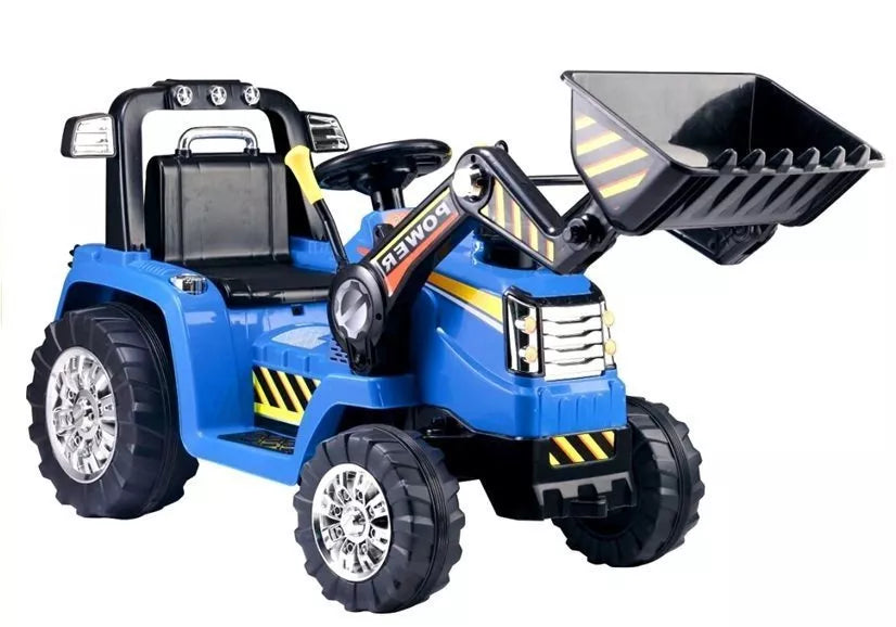Vaikiškas elektrinis traktorius ZP1005 mėlynas