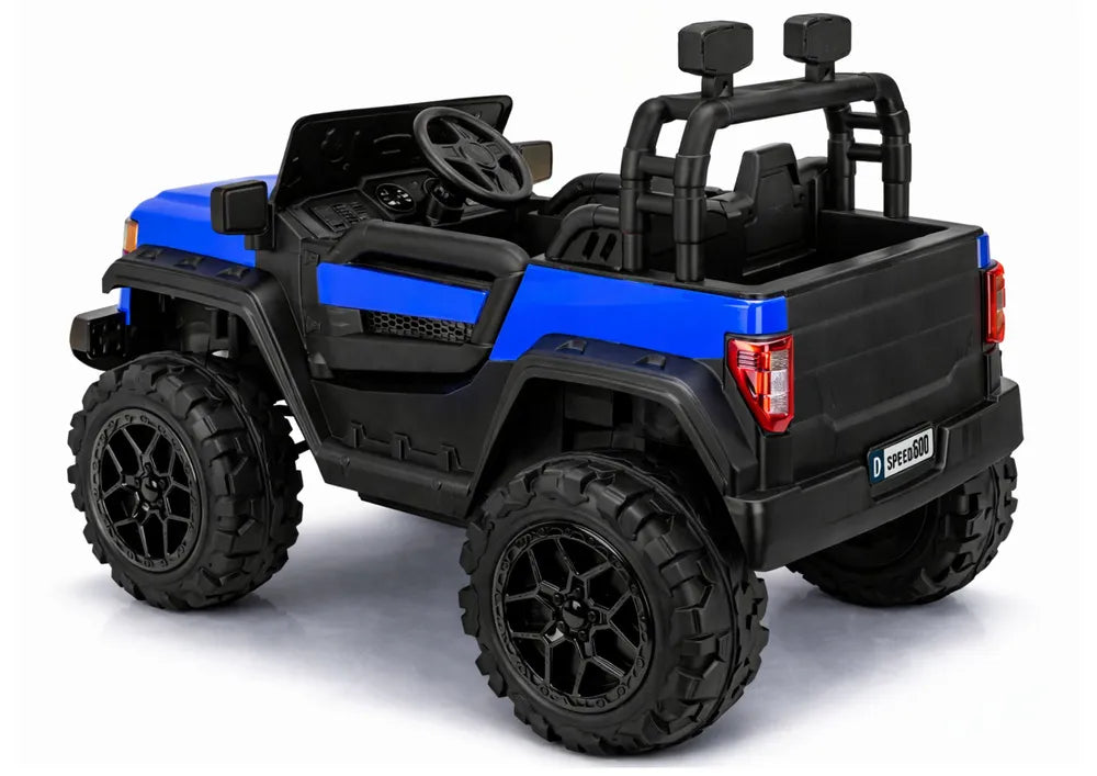 Vaikiškas elektromobilis 4x4 22F 12V10Ah Mėlynas