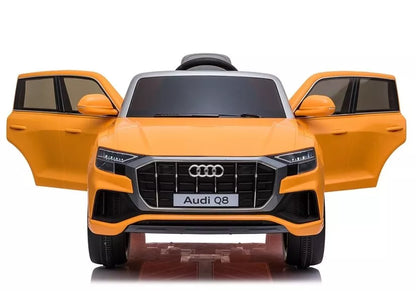 Vaikiškas elektromobilis Audi Q8 JJ2066, geltonas (lakuotas)