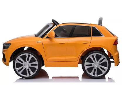 Vaikiškas elektromobilis Audi Q8 JJ2066, geltonas (lakuotas)