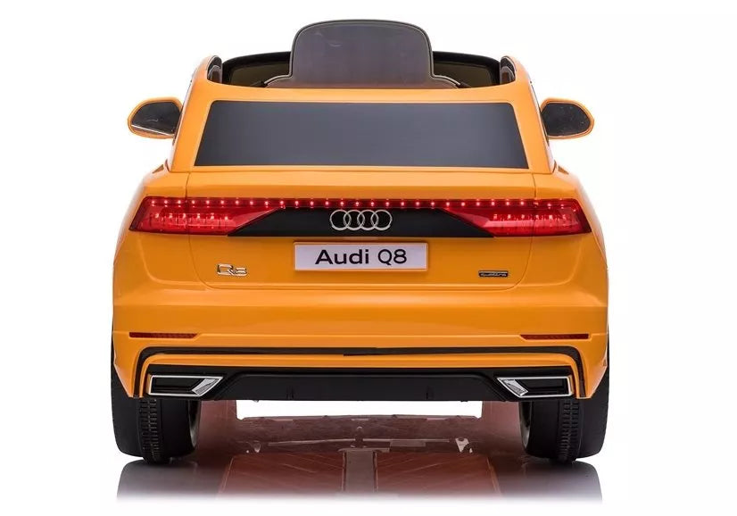 Vaikiškas elektromobilis Audi Q8 JJ2066, geltonas (lakuotas)