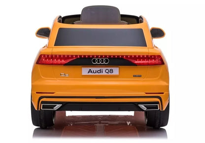 Vaikiškas elektromobilis Audi Q8 JJ2066, geltonas (lakuotas)