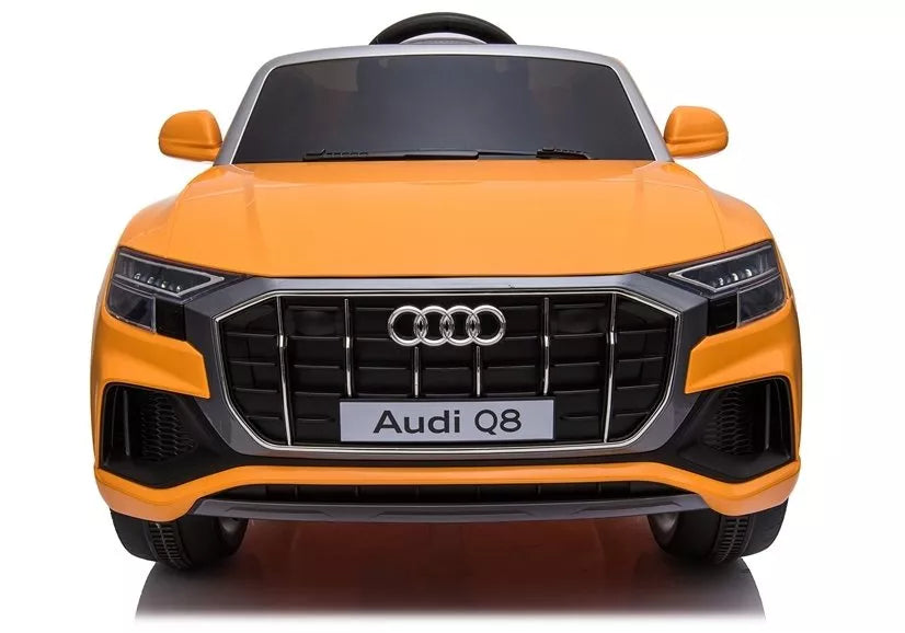 Vaikiškas elektromobilis Audi Q8 JJ2066, geltonas (lakuotas)