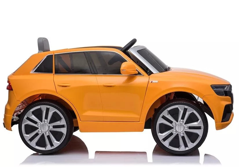 Vaikiškas elektromobilis Audi Q8 JJ2066, geltonas (lakuotas)