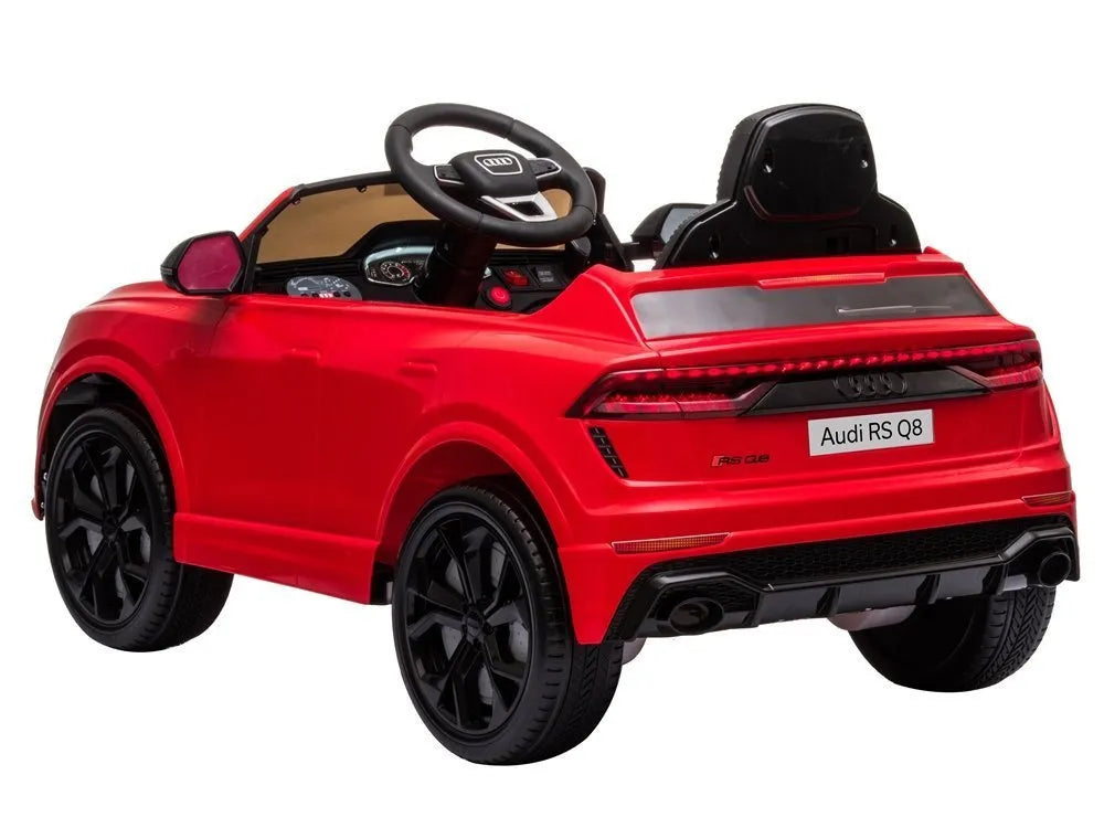 Vaikiškas elektromobilis Audi RS Q8, raudonas