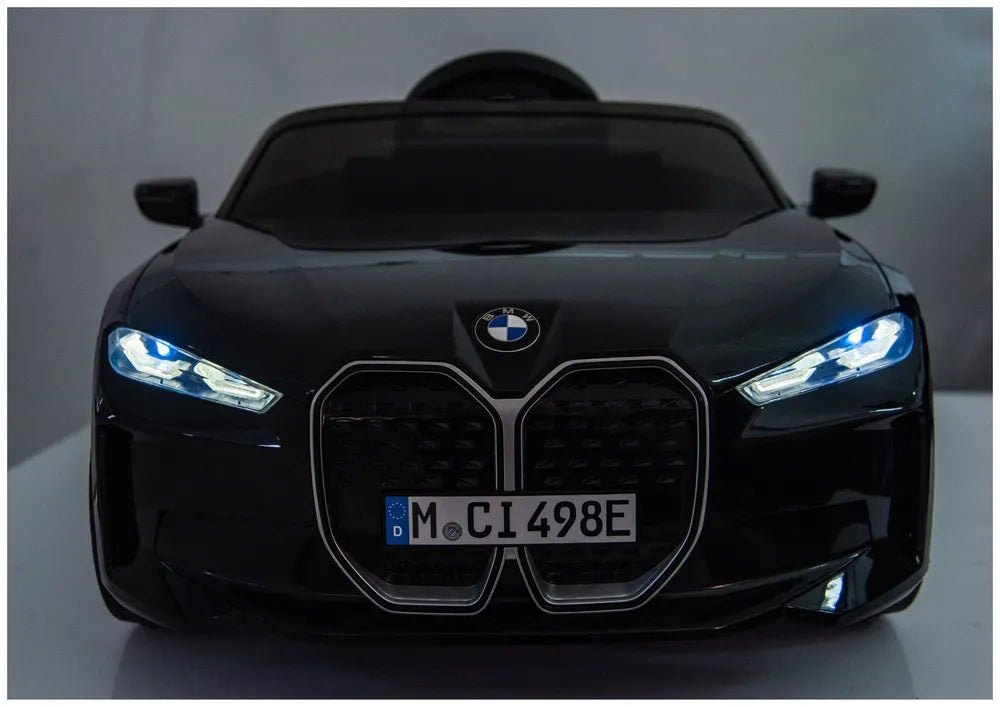 Vaikiškas elektromobilis BMW i4 4x4 JE1009, juodas