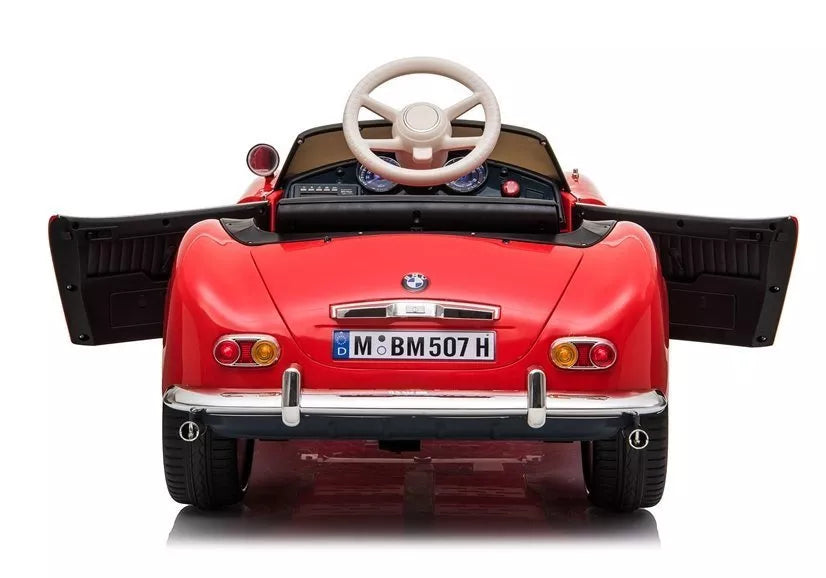Vaikiškas elektromobilis BMW Retro, raudonos spalvos