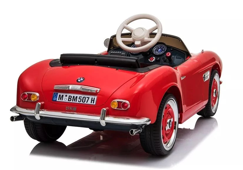 Vaikiškas elektromobilis BMW Retro, raudonos spalvos