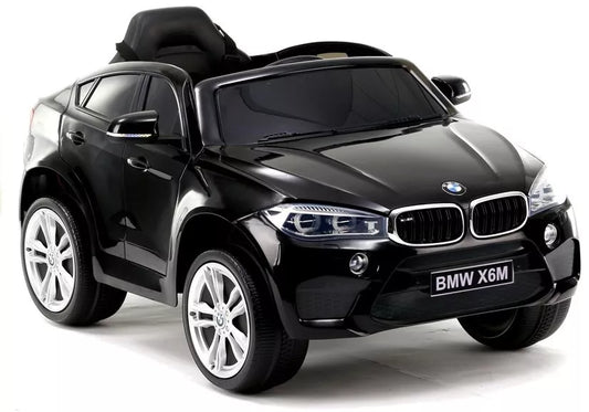 Vaikiškas elektromobilis BMW X6M, juodas