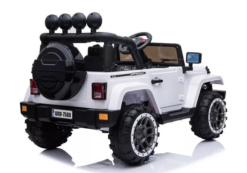 Vaikiškas elektromobilis BRD-7588, baltas
