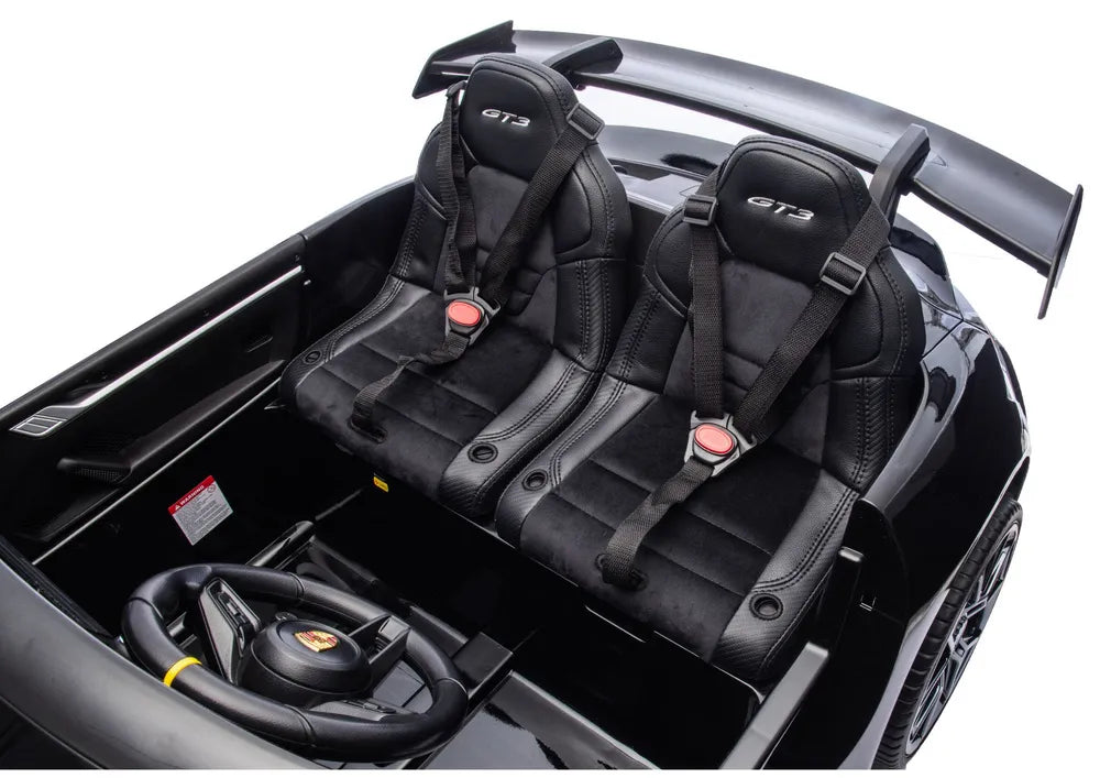 Vaikiškas elektromobilis DK-P911 Porsche GT3, juodas