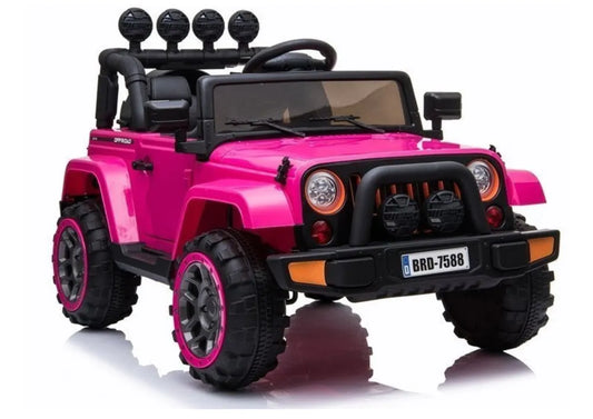 Vaikiškas elektromobilis Jeep BRD-7588, rožinis