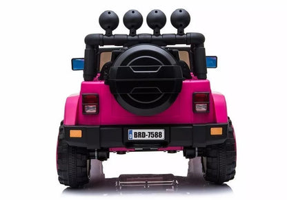 Vaikiškas elektromobilis Jeep BRD-7588, rožinis