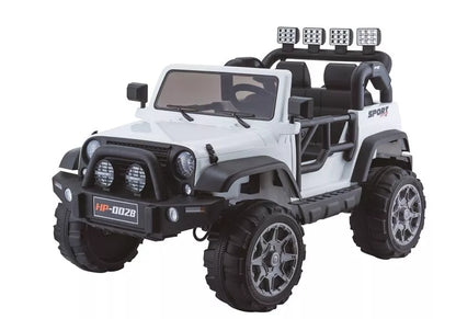 Vaikiškas elektromobilis Jeep HP012 – Baltas
