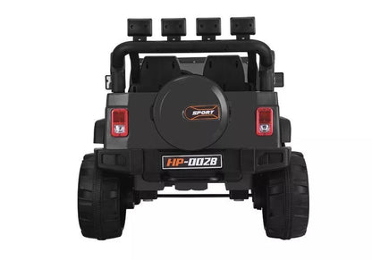 Vaikiškas elektromobilis Jeep HP012 - Juodas