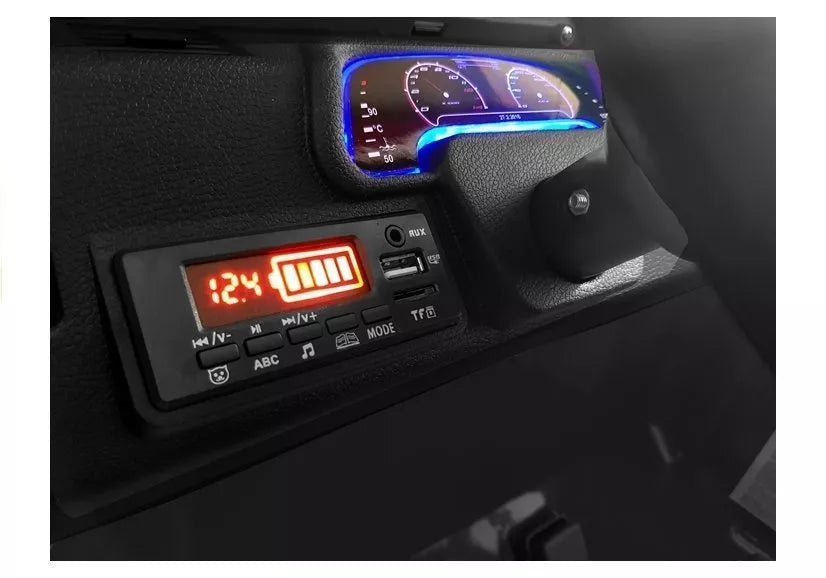 Vaikiškas elektromobilis Jeep HP012 - Juodas