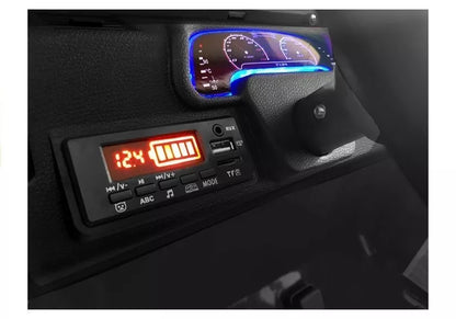 Vaikiškas elektromobilis Jeep HP012 - Juodas