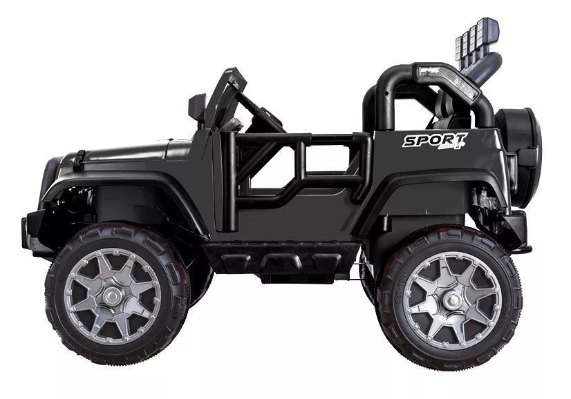 Vaikiškas elektromobilis Jeep HP012 - Juodas