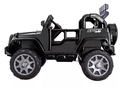 Vaikiškas elektromobilis Jeep HP012 - Juodas