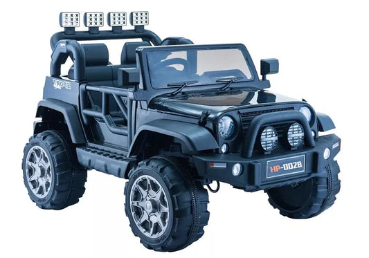 Vaikiškas elektromobilis Jeep HP012 - Juodas