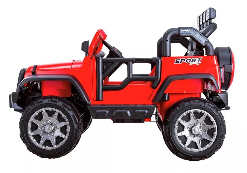 Vaikiškas elektromobilis Jeep HP012 – raudonas