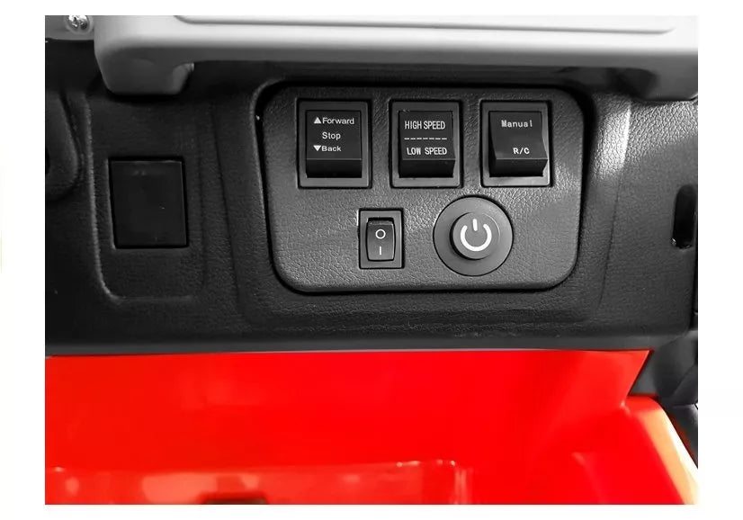 Vaikiškas elektromobilis Jeep HP012 – raudonas