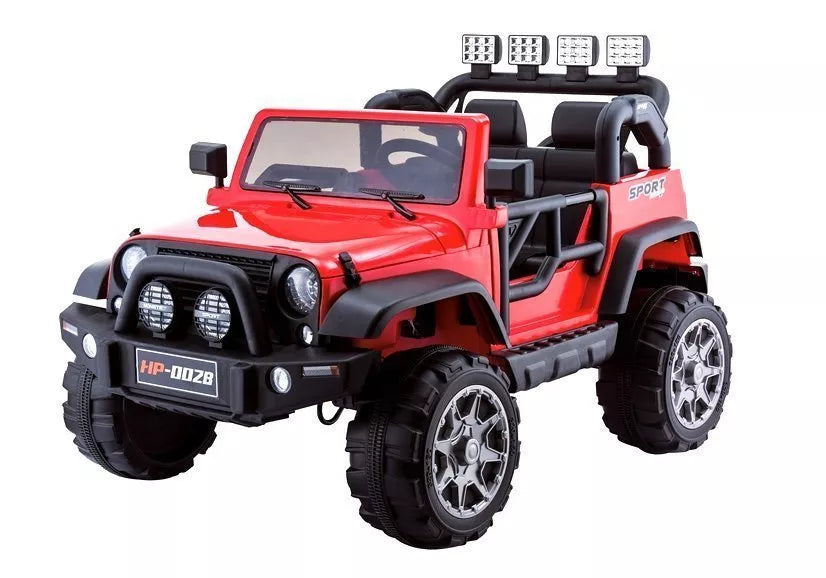 Vaikiškas elektromobilis Jeep HP012 – raudonas