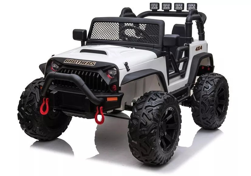 Vaikiškas elektromobilis Jeep JC666 baltas