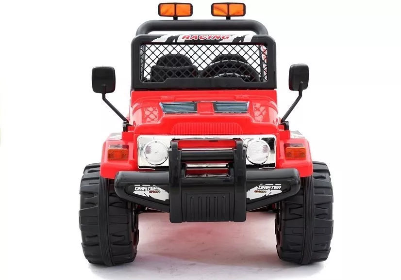 Vaikiškas elektromobilis Jeep Raptor S618 EVA raudonos spalvos